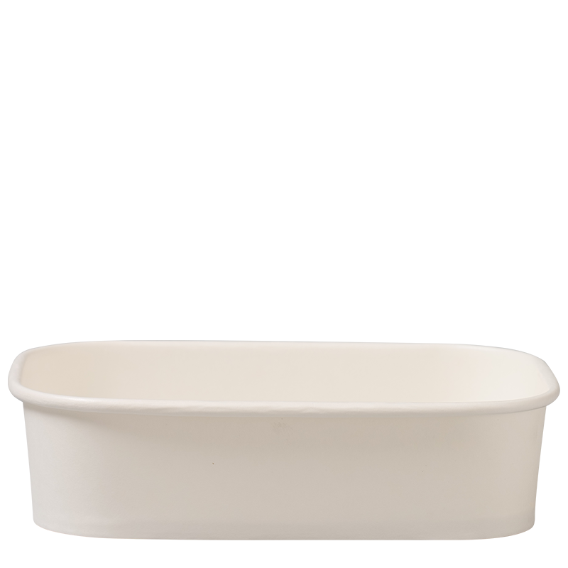 Rektangulær papirskål